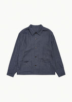 linen pocket jacket, blue - Image 1