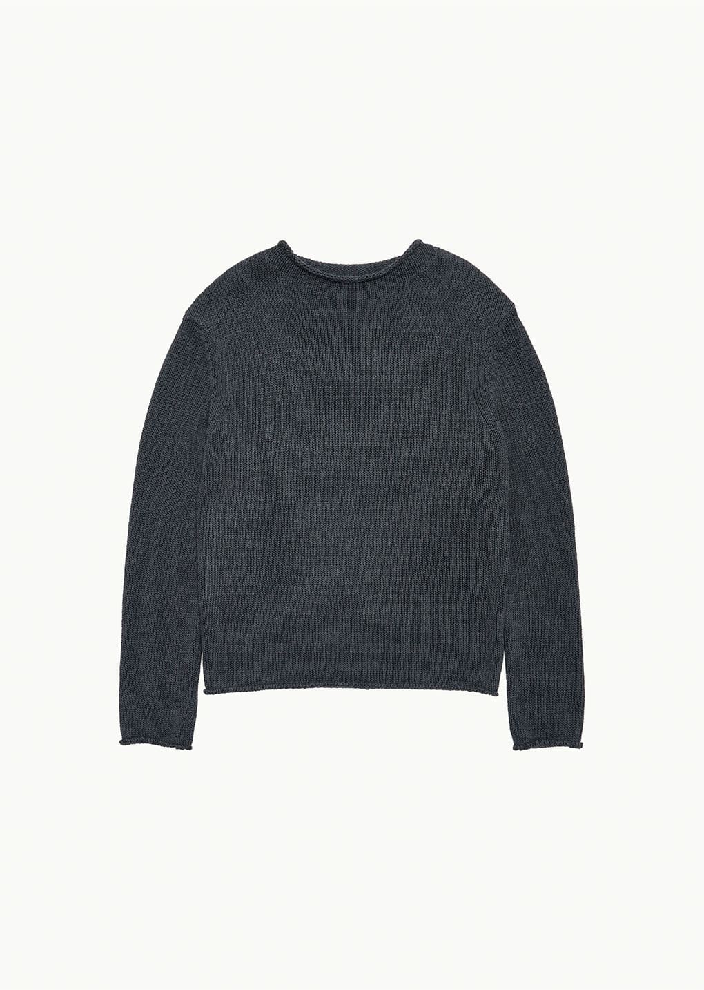 paper yarn pullover, charcoal