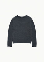 paper yarn pullover, charcoal - Image 1