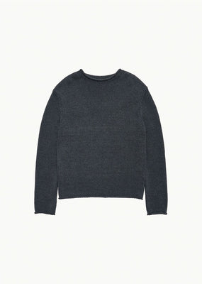 paper yarn pullover, charcoal