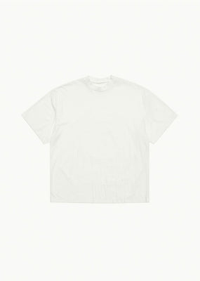 mock neck t-shirt, white