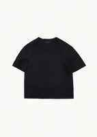 men's pleats raglan top, black - Image 1