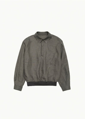 linen pullover, khaki