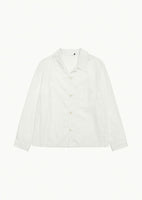 cotton nylon pocket shirt, white - Image 1
