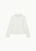 sheer slim shirt, white - Image 1