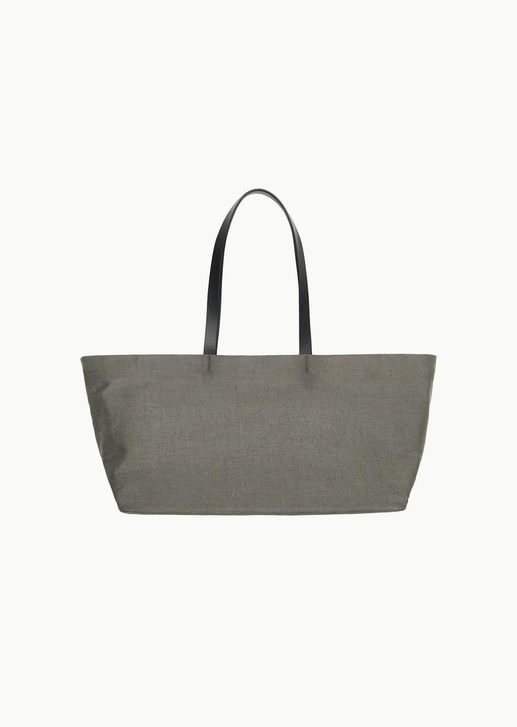 linen shopper bag, khaki