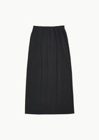 jersey maxi long skirt, charcoal - Image 1