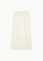 jersey maxi long skirt, ivory - Image 1