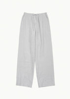 linen banding pants, light grey - Image 1
