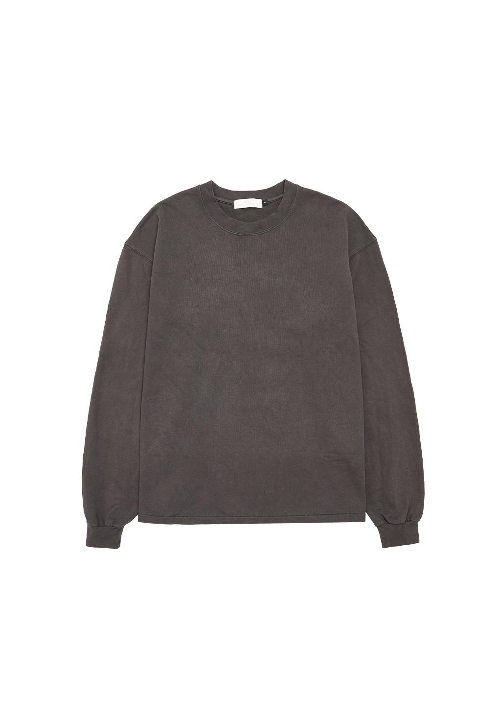 garment dyed long sleeve, brown