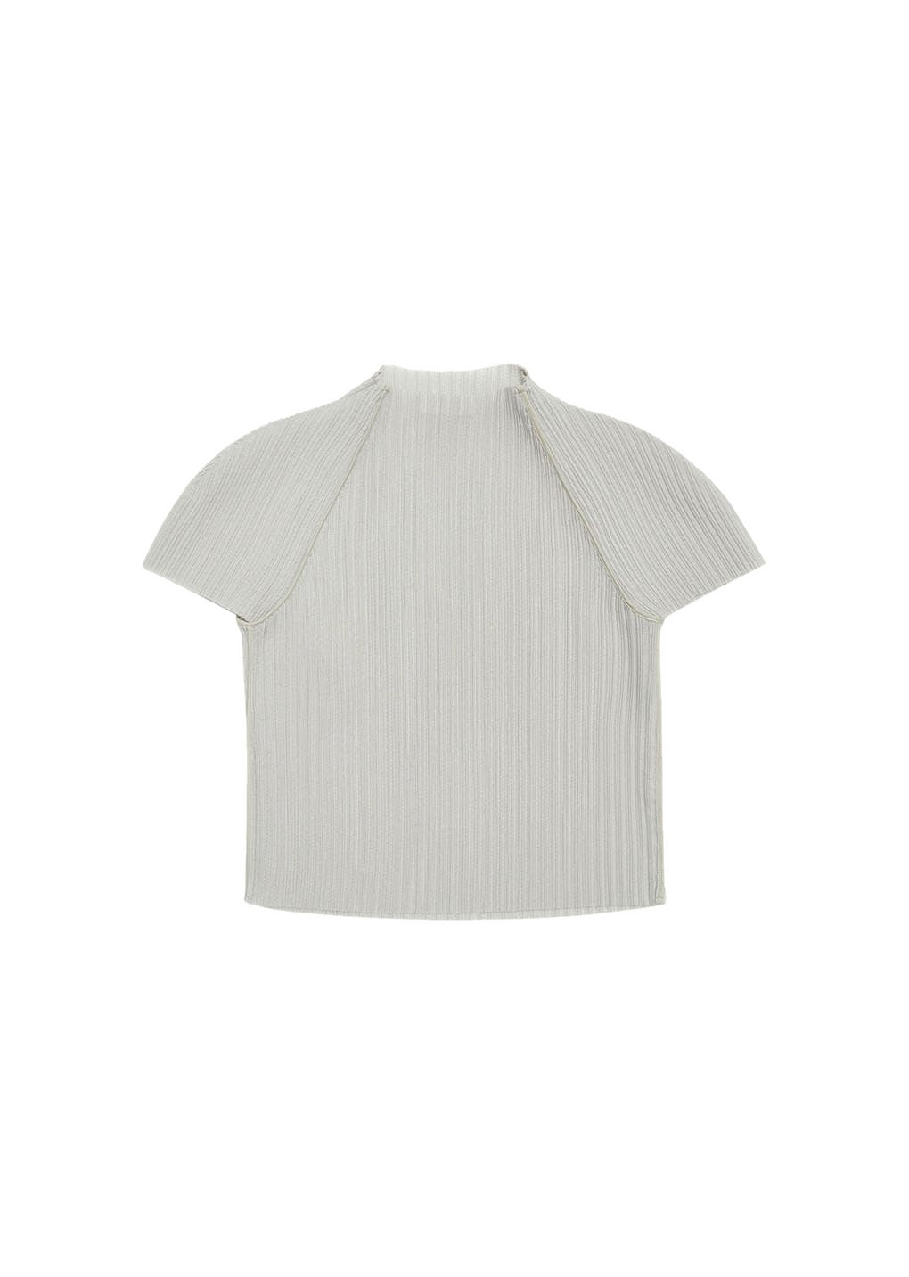 women's pleats raglan top, beige