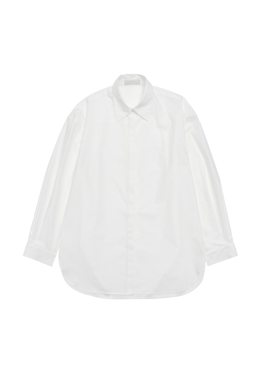basic oversized shirt, white