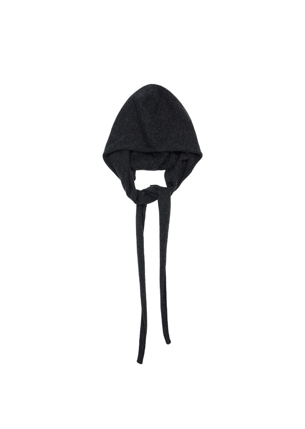 cashmere balaclava scarf, charcoal