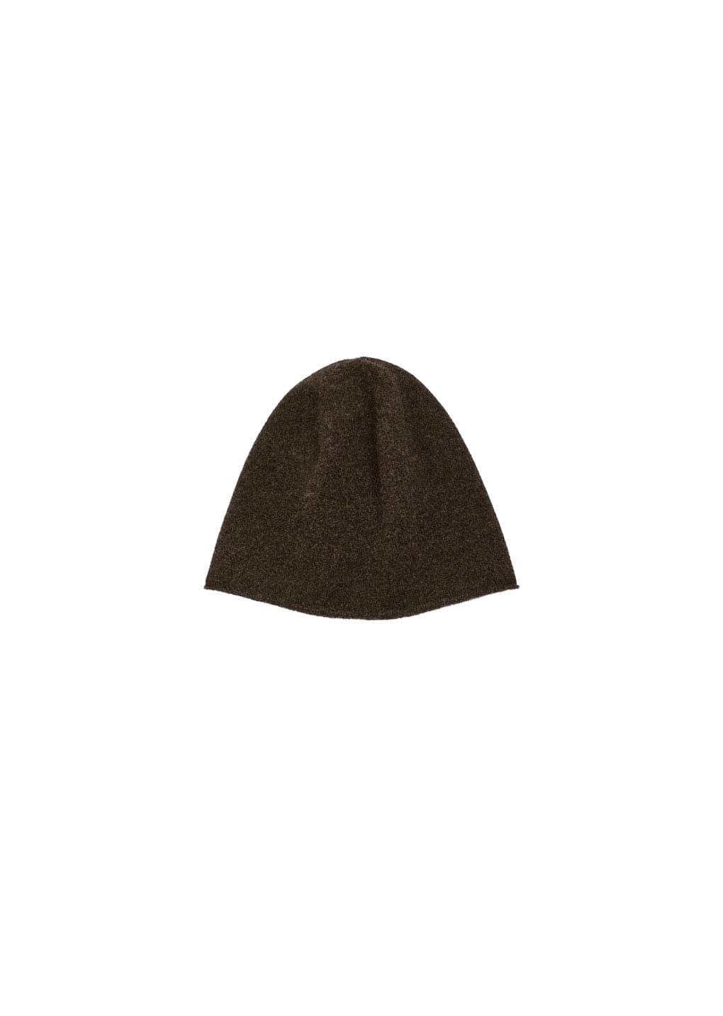 cashmere knit beanie, brown