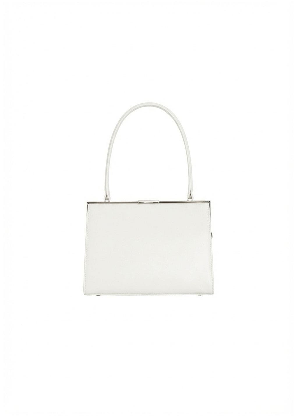 classic frame bag, white