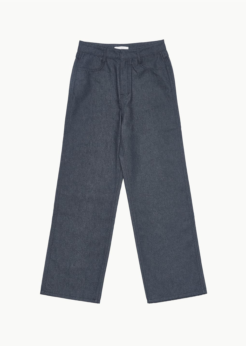 colored straight fit denim, blue