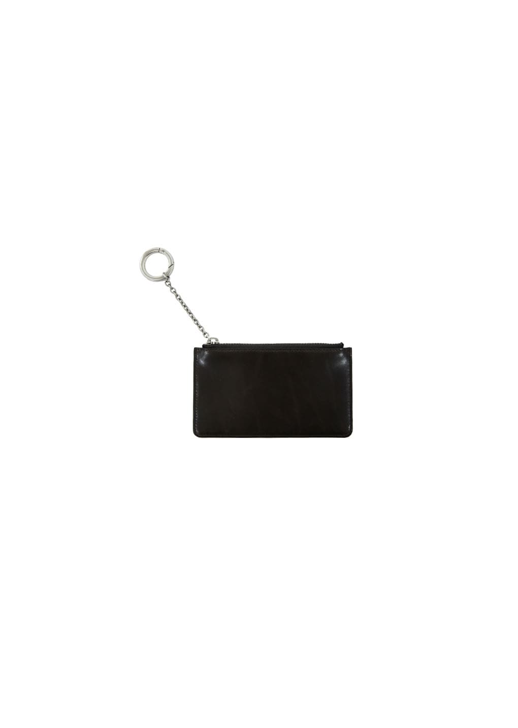 leather card holder, black