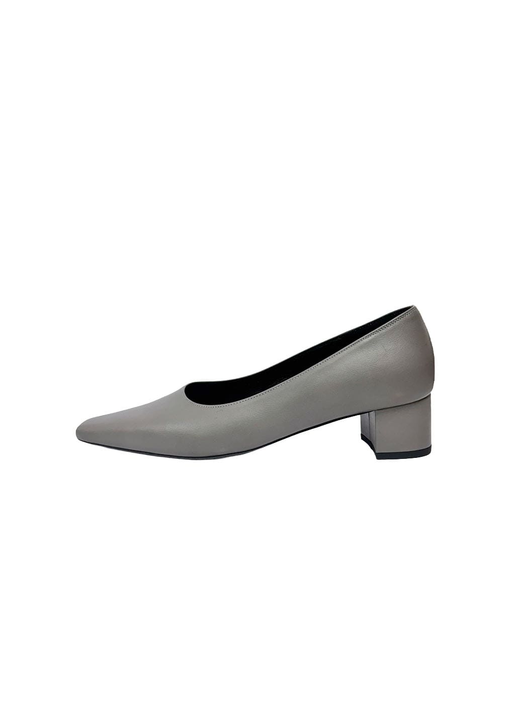 pointed toe pumps, grey