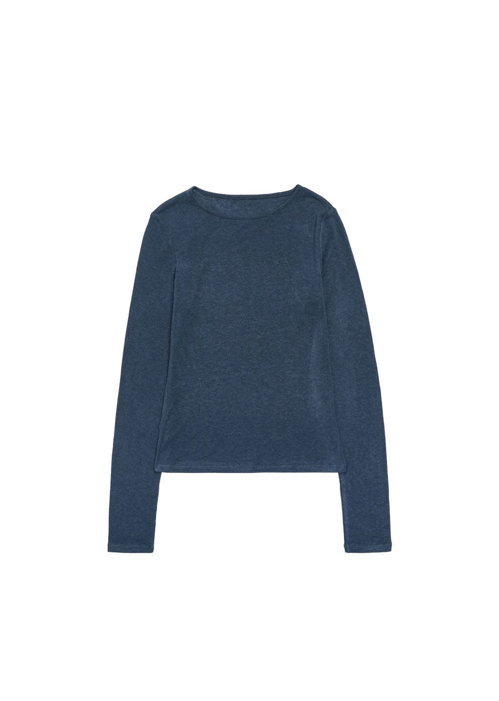 round t-shirt, navy