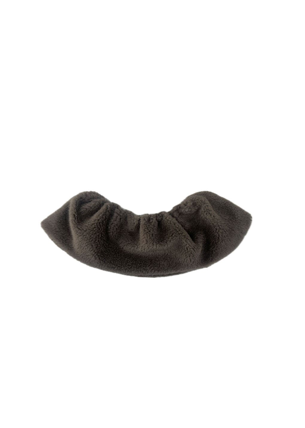 shearling belt skirt, brown