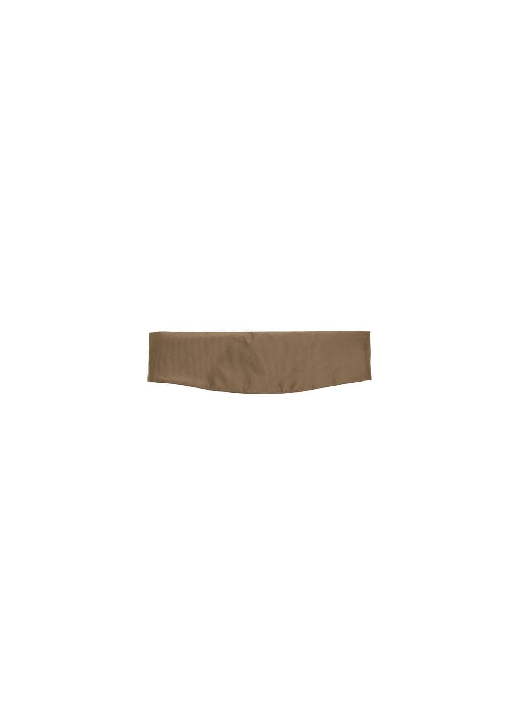 silk taffeta head band, khaki