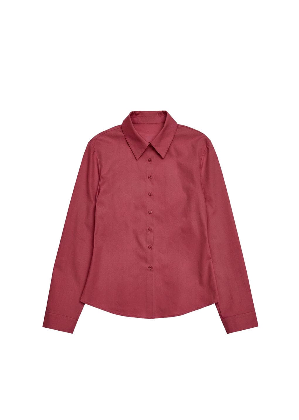 slim shirt, red