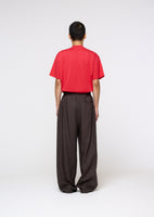 mock neck t-shirt, red - Image 4