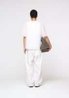 men's pleats raglan top, white - Image 4