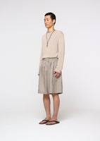 paper yarn pullover, beige - Image 3