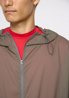 nylon raglan hooded jumper, khaki - Image 5