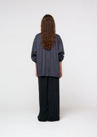 linen pocket jacket, blue - Image 8