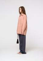 mini handmade leather net bag, brown - Image 3