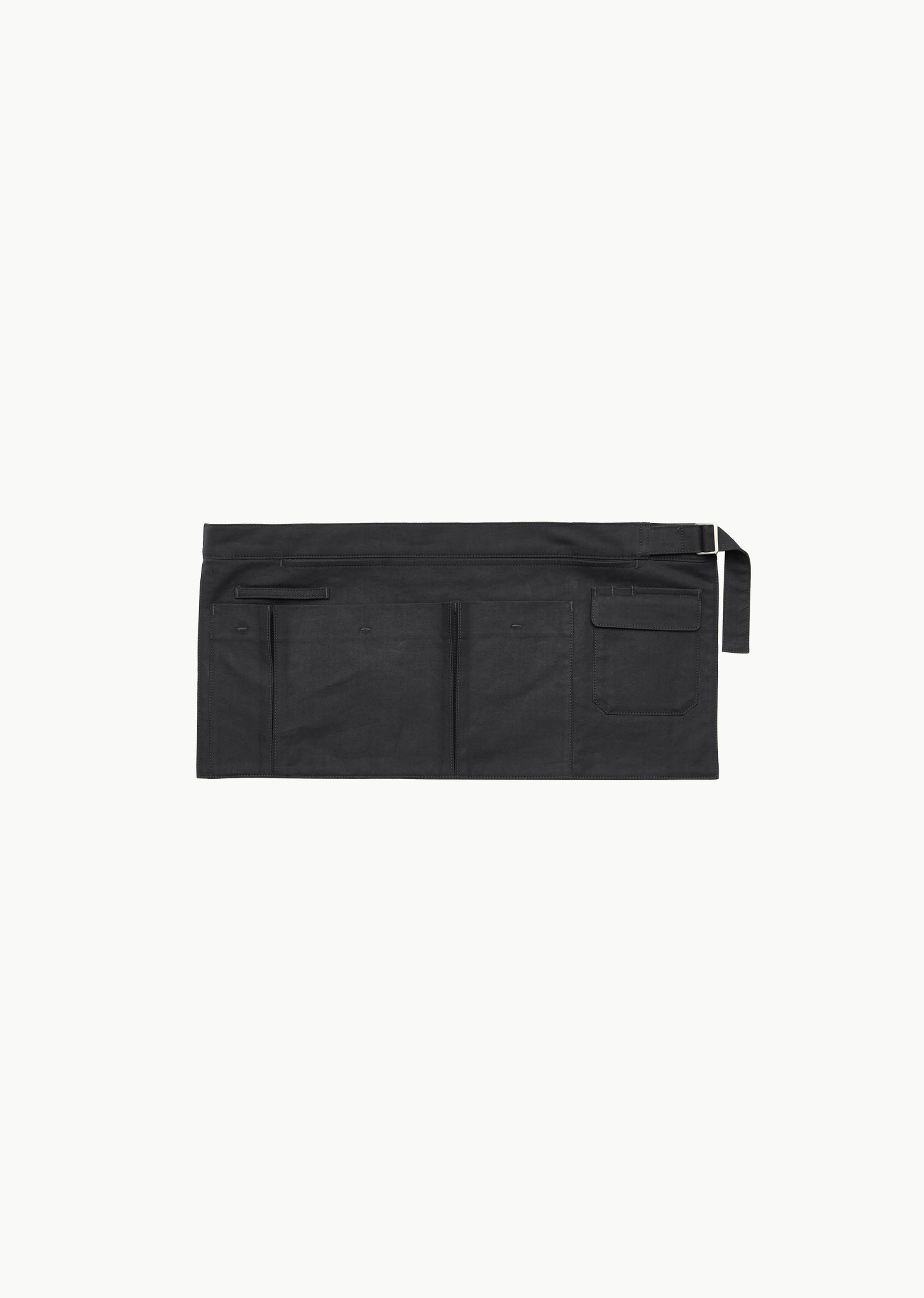pocket apron, charcoal