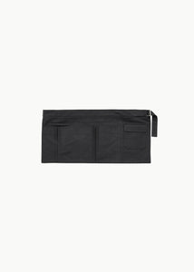 pocket apron, charcoal