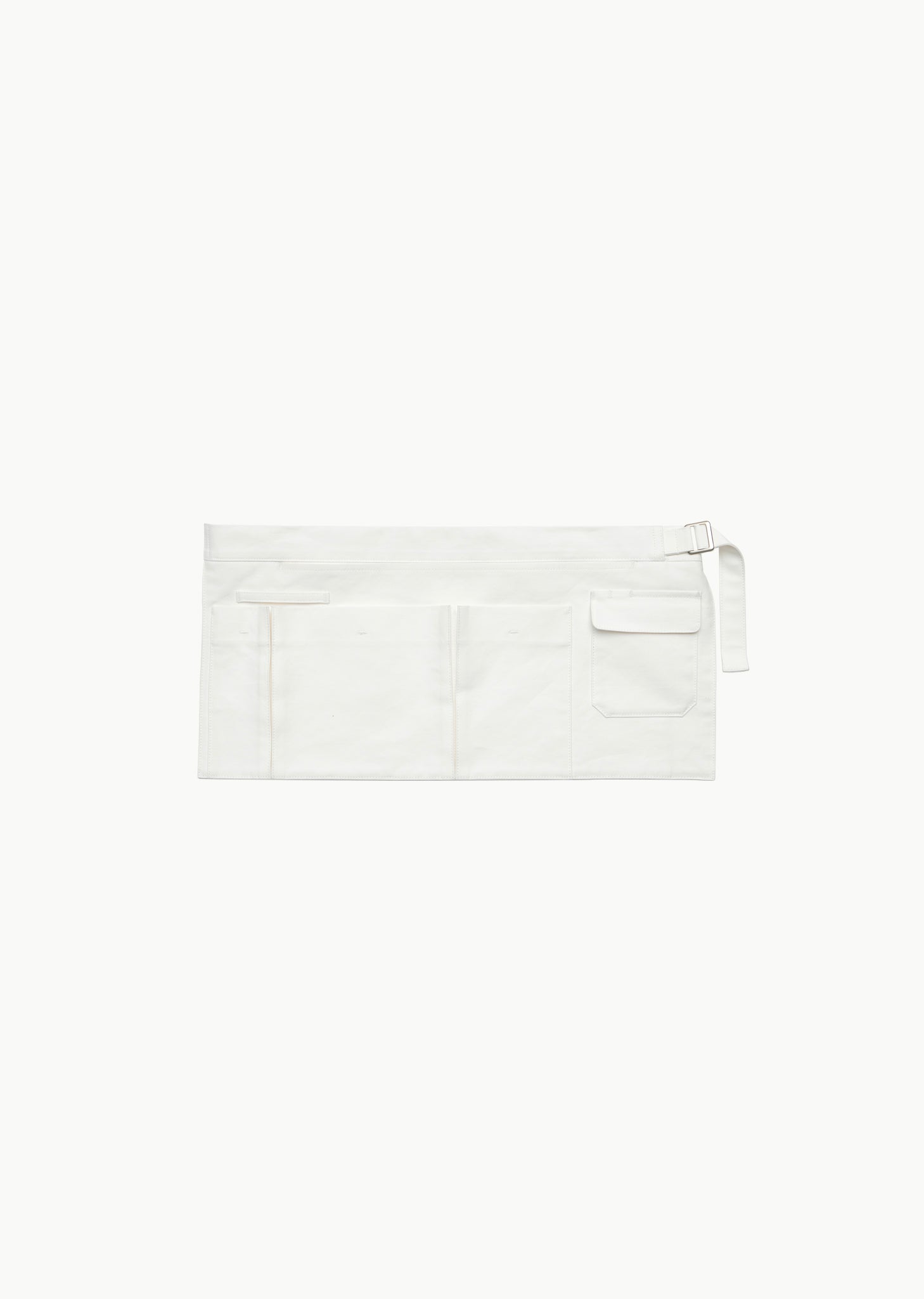 pocket apron, white