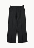 men's wool flared pants, black - Image 1