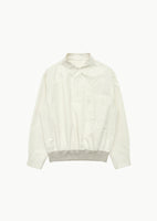 pocket pullover shirt, ivory - Image 1