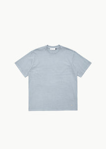 garments dyed t-shirt, blue