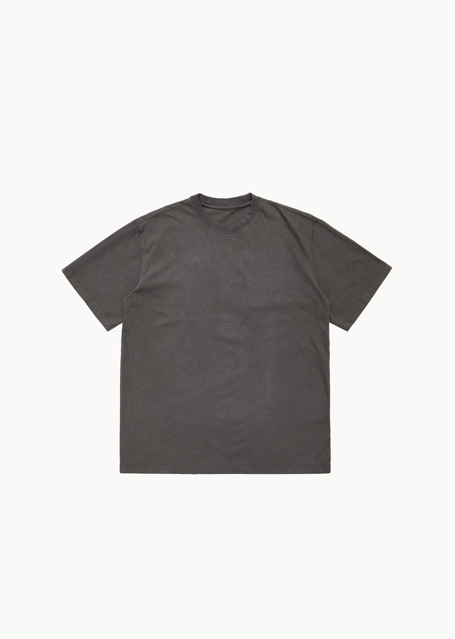 garments dyed t-shirt, brown