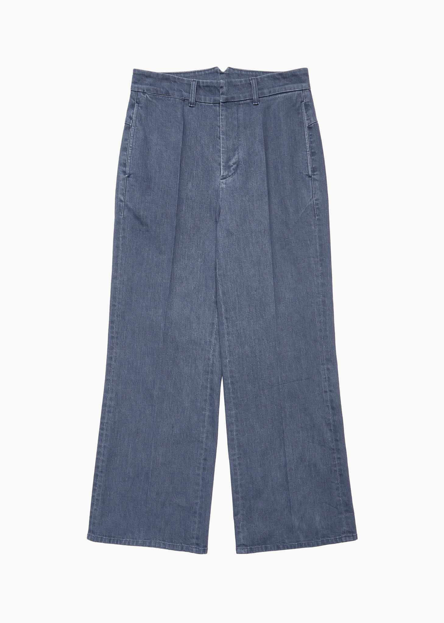 men's flared denim, blue