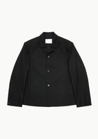 oversized wool jacket, black - Image 1