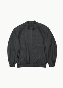 wool oversize blouson, grey