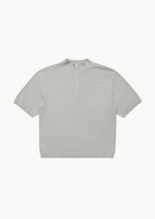 half zip-up knit, beige - Image 1