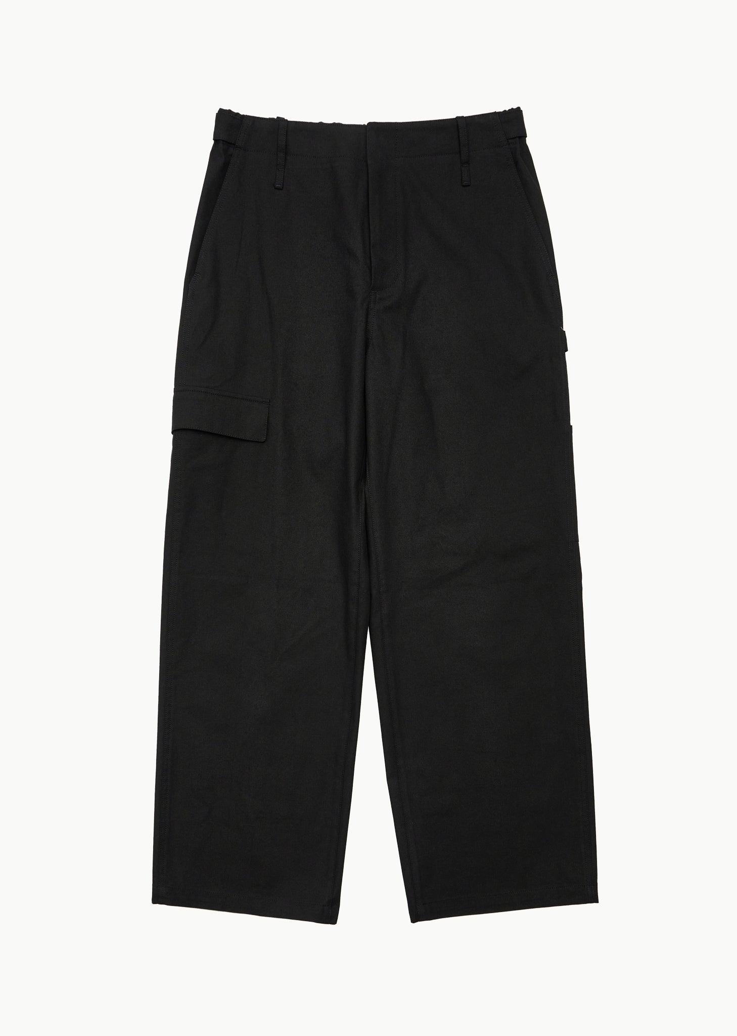 men's pocket work trousers, black