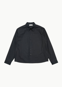 basic pocket shirt, navy