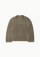 men's raglan cupro top, khaki - Image 1