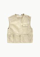 pocket vest, beige - Image 1