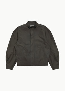 raglan cotton zip jumper, khaki