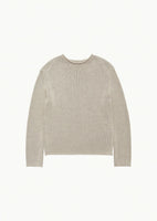 paper yarn pullover, beige - Image 1