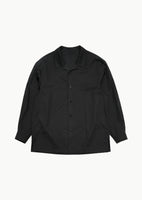 open collar shirt, black - Image 1